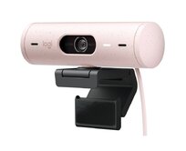 Logitech webkamera BRIO 500, Full HD, 4x zoom,RightLight 4 s HDR, růžová ,USB-C