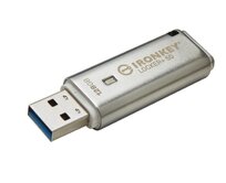 KINGSTON 128GB IronKey Locker Plus 50 AES Encrypted, USBtoCloud