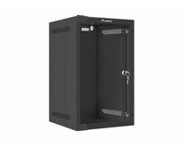 LANBERG RACK CABINET 10” WALL-MOUNT 9U/280X310 (FLAT PACK) WITH GLASS DOOR BLACK  