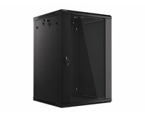 LANBERG RACK CABINET 19” WALL-MOUNT 18U/600X600 (FLAT PACK) BLACK V2