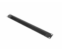 LANBERG 19" BRUSH PANEL 1U AK-1103-B BLACK  