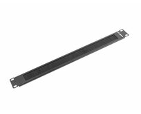 LANBERG 19" BRUSH PANEL 1U BLACK  