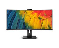 Philips LCD 34B1U5600CH 34" zakřivený VA/3440x1440@100Hz/4ms/350cd/DP/HDMI/4xUSB/USB-C dock/RJ45/Webcam/Repro/HAS/VESA