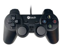 C-TECH Gamepad Callon pro PC/PS3, 2x analog, X-input, vibrační, 1,8m kabel, USB