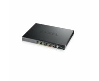 Zyxel XGS2220-30HP, L3 Access Switch, 400W PoE, 16xPoE+/10xPoE++, 24x1G RJ45 2x10mG RJ45, 4x10G SFP+ Uplink, incl. 1 yr 
