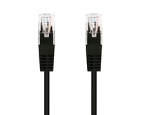 C-TECH Kabel patchcord Cat5e, UTP, černý, 0,25m