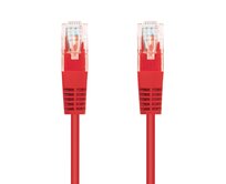 C-TECH Kabel patchcord Cat5e, UTP, červený, 0,25m