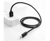 Crono kabel USB 2.0/  USB A samec - microUSB samec, 1,0m, černý standard