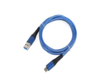 Crono kabel USB 2.0/  USB A samec - USB C, 1,0m, modrý high premium
