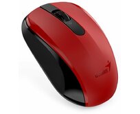 Genius NX-8008S, Myš, bezdrátová, optická, 1200dpi, 3 tlačítka, USB, červeno-černá