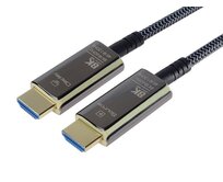 PremiumCord Ultra High Speed HDMI 2.1 optický fiber kabel 8K@60Hz,zlacené 5m