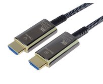 PremiumCord Ultra High Speed HDMI 2.1 optický fiber kabel 8K@60Hz,zlacené 30m