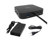 I-tec USB-C HDMI + Dual DP Docking Station with Power Delivery 100 W + i-tec Universal Charger 112 W