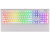 Endorfy herní klávesnice Omnis OWH Pudd.Kailh BL RGB / USB / blue switch / drátová /mechanická/US layout/bílá RGB
