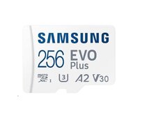 Samsung/micro SDXC/256GB/180MBps/Class 10/+ Adaptér/Modrá