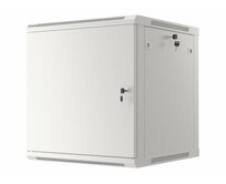 LANBERG Nástěnná jednodílná skříň 19", FOR SELF-ASSEMBLY 12U/600x600 plechové dveře šedá (RAL7035) (v rozloženém stavu