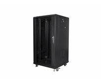 LANBERG Volně stojící skříň 19" 22U/600x600 černá (RAL9004) (v rozloženém stavu)
