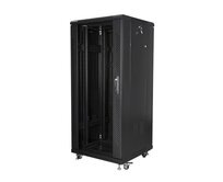 LANBERG Volně stojící skříň 19" 27U/600x600 (v rozloženém stavu) černá (RAL9004)
