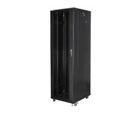 LANBERG Volně stojící skříň 19" 42U/600x800 (v rozloženém stavu) černá (RAL9004)  