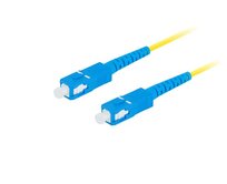 LANBERG optický patch cord SM SC/UPC-SC/UPC simplex 2m LSZH G657A1 průměr 3mm, barva žlutá  
