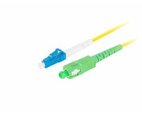 LANBERG optický patch cord SM LC/UPC-SC/APC simplex 5m LSZH G657A1 průměr 3mm, barva žlutá  