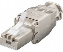 PremiumCord Konektor RJ45 8pinů CAT6A stíněný - montáž bez nástroje