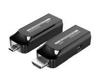 PremiumCord USB-C na HDMI extender přes Cat5e/6/6a 4K@60Hz na 60m