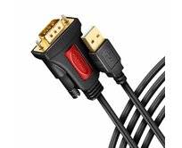 AXAGON ADS-1PSN, USB-A 2.0 - sériový RS-232 DB9-M Prolific adaptér / kabel 1.5m