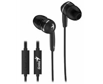 Genius HS-M320 černý, Headset, drátový, do uší, mikrofon, 3,5mm jack 4 pin, černý