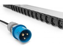 DIGITUS IT BASIC PDU, Vertikální, 16A, 24 x C13, 3 x C19 1fázový, 3m kabel, IEC309 16A vidlice
