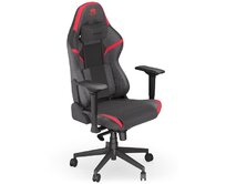 Endorfy herní židle Scrim RD/kůže + textil/červenočerná