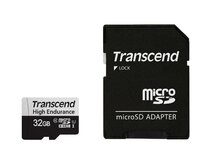 Transcend 32GB microSDXC 350V UHS-I U1 (Class 10) High Endurance paměťová karta, 95MB/s R, 40MB/s W