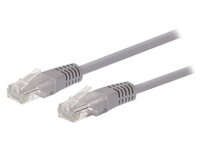 C-TECH Kabel patchcord Cat5e, UTP, šedý, 25m