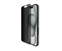 Belkin SCREENFORCE™ TemperedGlass Privacy Anti-Microbial ochranné privátní sklo pro iPhone 15 / 14 Pro
