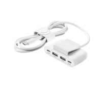 Belkin BOOST CHARGE™ 4-portový USB Power Extender (2xUSB-C, 2xUSB-A) až 30W + 2m USB-C kabel, bílá