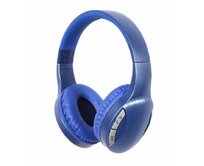 Gembird Sluchátka BTHS-01, mikrofon, Bluetooth, modrá