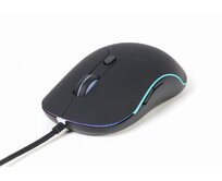 Gembird Myš MUS-UL-02, podsvícená, 2400DPI, USB, černá