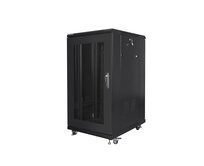 LANBERG Volně stojící skříň 19" 22U/600x800 černá (RAL9004) (v rozloženém stavu)