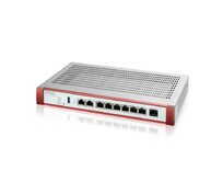 Zyxel USG FLEX 200H Series, UsZyxel USG FLEX 200H Series, User-definable ports with 2*2.5G & 6*1G, 1*USB with 1 YR Security bundle