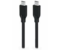 Genius ACC-C2CC-3A, Kabel, USB-C na USB-C, USB 3.0, 3A, PD 60W, opletený, 1,5m, černý