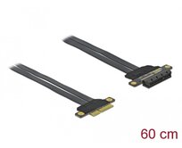 Delock Karta PCI Express Riser x4 na x4, s ohebným kabelem délky 60 cm