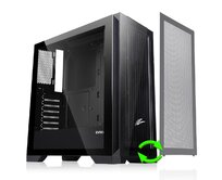 EVOLVEO Ptero Q2, Počítačová skříň, 2x čelní panel - sklo /mřížka, case ATX