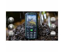 EVOLVEO StrongPhone W4, vodotěsný odolný Dual SIM telefon, černo-zelená