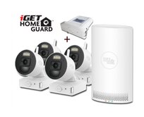 iGET HOMEGUARD HGNVK88004P + náhradní baterie ZDARMA, Homeguard NVR 8CH + 4x kamera BUNDLE