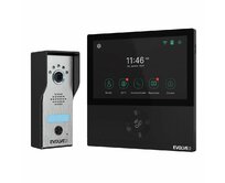 EVOLVEO DoorPhone AHD7, Sada domácího WiFi videotelefonu s ovládáním brány nebo dveří černý monitor