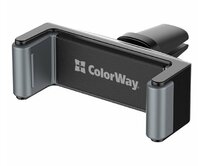 COLORWAY Clamp držák do auta, pro mobilní telefon, do ventilační mřížky, černo-šedý