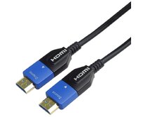 PremiumCord Ultra High Speed HDMI 2.1 optický kabel 8K@60Hz 4K@120Hz 7m zlacený