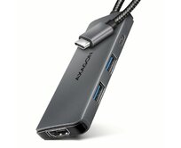 AXAGON HMC-5H8K, USB 5Gbps hub, 2x USB-A, USB-C, HDMI 8k/30Hz, PD 100W, kabel USB-C 15cm