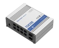 Teltonika PoE+ Unmanaged Switch 8, 10/100/1000, 2x SFP ports - TSW200