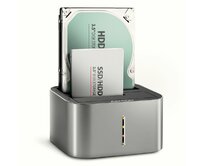 AXAGON ADSA-DC, USB-C 5Gbps - 2x SATA 6G 2.5"/3.5" SSD/HDD CLONE DUAL dokovací stanice